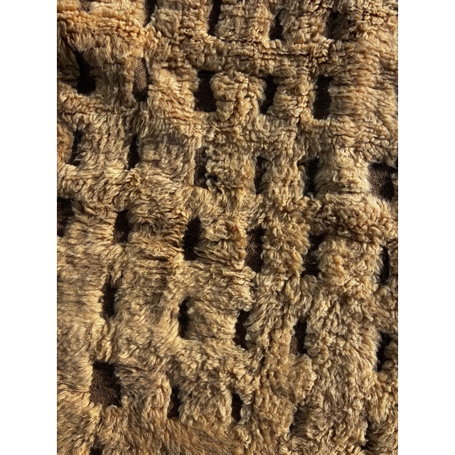 Bauhaus Large Moroccan Mrirt Beni Ouarain Wool Rug, 1990 For Sale - Image 3 of 14