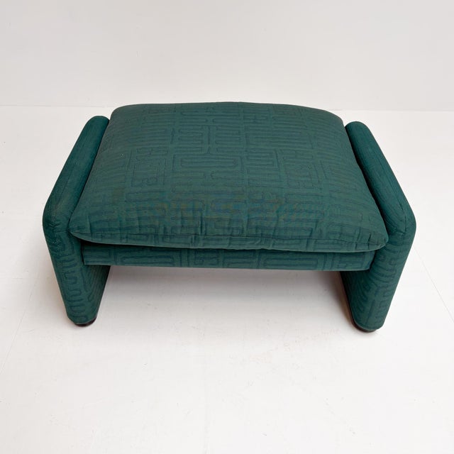 Maralunga Sofa with Ottoman by Vico Magistretti for Cassina, 1970s, Set of 2 For Sale - Image 17 of 18