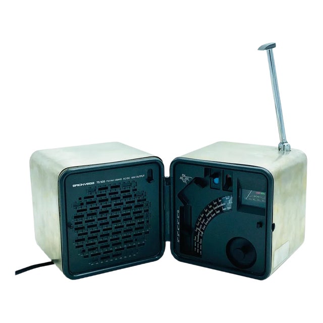 TS 505 Cube Radio by Marco Zanuso & Richard Sapper for Brionvega, 1976 For Sale