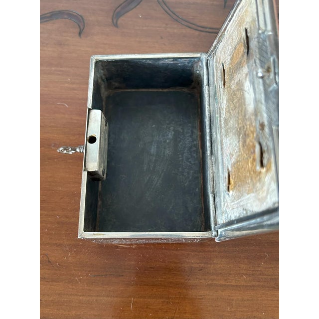 Early 20th Century Silver-Plated Metal Casket from WMF, Germany, 1890s For Sale - Image 16 of 18