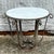 Metal Mid 20th Century Vintage Boho Patinated Iron Center Hall Table For Sale - Image 7 of 10