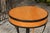 Austrian Biedermeier 1820s Guéridon Side Table with Burl Veneer and Iron Frame For Sale - Image 10 of 10
