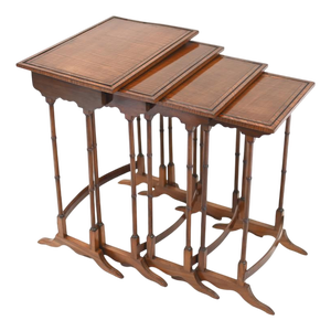 Regency Nesting Tables, 1920s, Set of 4