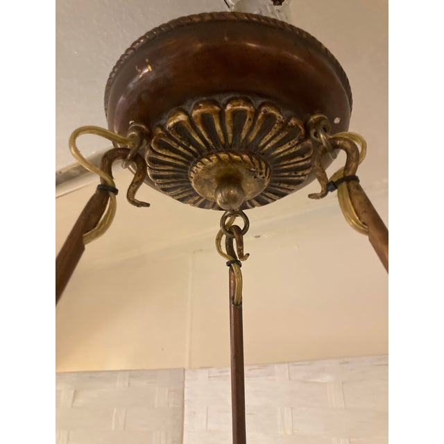 Michael Taylor Alabaster Ceiling Fixture With Stationary Rods -2 For Sale - Image 9 of 9