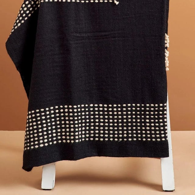 2020s Contemporary Walnut Black Yak Throw For Sale - Image 5 of 9