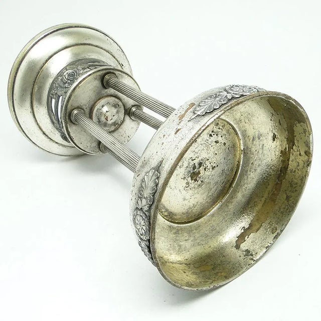 Art Nouveau Polish Bowl on Stand, 1900s For Sale - Image 3 of 10