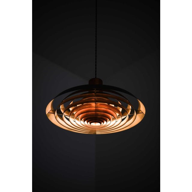 Langelinie Pendant Lamp in Copper by Poul Henningsen, 1950s For Sale - Image 10 of 13