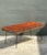 Vintage Woven Rattan and Metal Coffee Table For Sale - Image 11 of 12