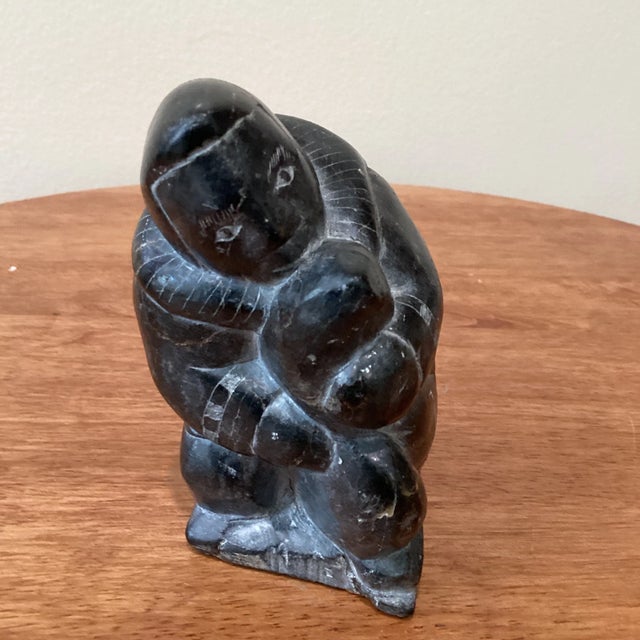 Mid-Century Inuit Eskimo Art Carving Gorgeous Stone Seal