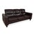 Modern Wave Leather Three-Seater in Brown Espresso from Stressless For Sale - Image 3 of 17