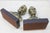 1960s Traditional Americana Solid Brass Abraham Lincoln Bust Bookends on Walnut Bases – A Pair For Sale - Image 11 of 15