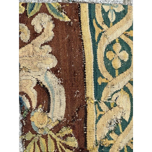 Antique French Aubusson Tapestry For Sale - Image 3 of 18