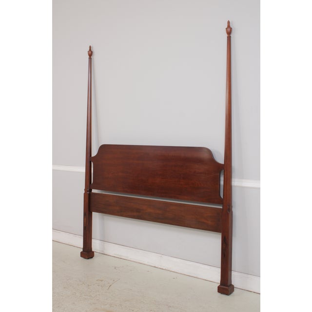 Age: C.1980 Details: Finish no.24 Tapering Pencil Point Posts High Quality Construction Traditional Style Headboard Only...