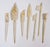 19th Century Carved Bone Game Pieces Collection With Wood Stand For Sale - Image 9 of 17