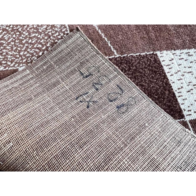 Textile Vintage Abstract Rug, 1960s For Sale - Image 7 of 10