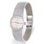 Metal 1970s Rolex Precision 2644 Vintage 1971 Silver Dial 18k White Gold Mesh Bracelet Watch For Sale - Image 7 of 12