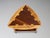 Brown 1960s Restored Lane Acclaim Guitar Pick Side Table Triangle Wedge End Table For Sale - Image 8 of 10