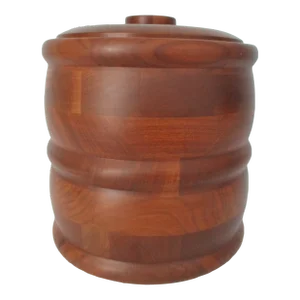 Vintage Walnut Ice Bucket -Kustom Kraft