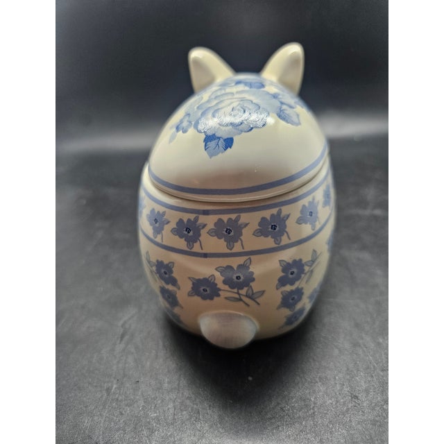 Figurative Vintage Crowning Touch Ceramic Trinket Box For Sale - Image 3 of 5