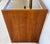 1970s Vintage Komfort Danish Lattice Pattern Teak and Glass Console Table For Sale - Image 5 of 9
