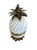 19th Century French Opaline Savon De Boule Pineapple Inkwell For Sale - Image 5 of 5
