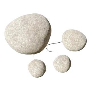 Luminous Pebbles by André Cazenave, Set of 4 For Sale