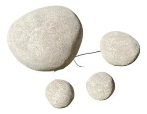 Luminous Pebbles by André Cazenave, Set of 4