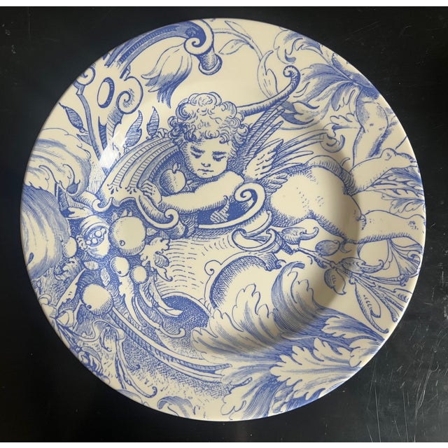 Ceramic Set of 5 Copeland & Garrett English Dessert or Salad Plates For Sale - Image 7 of 9