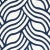 Curvaceous, undulating lines of appliqu√© create a striking contrast with a chunky, solid twill ground for a laid-back...