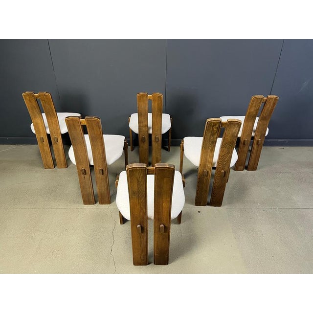 Brutalist Dining Chairs, 1960s, Set of 6 For Sale - Image 6 of 10