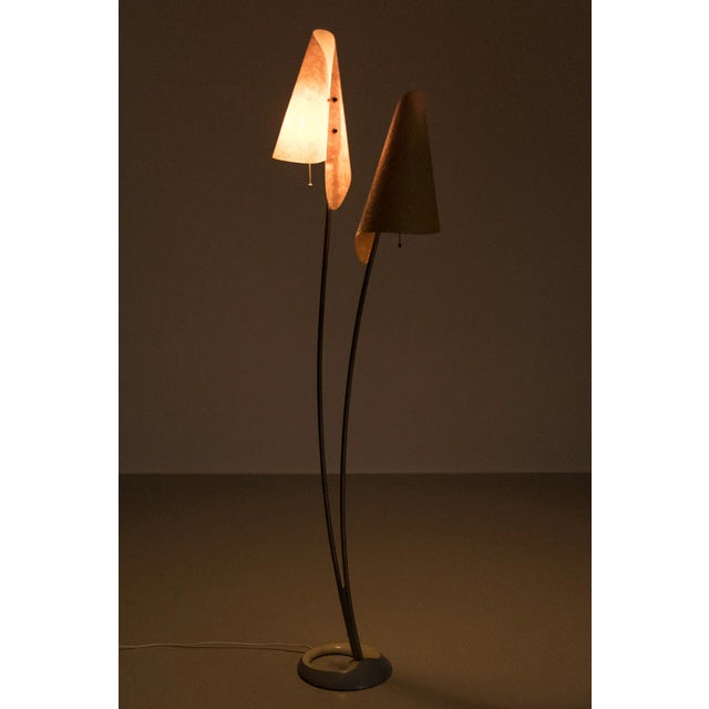 Organically Shaped Floor Lamp For Sale - Image 3 of 11
