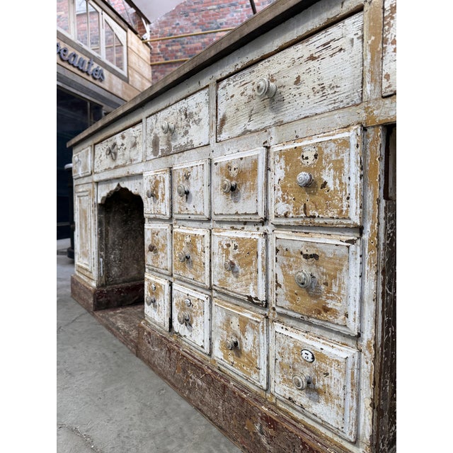 Antique Early 20th Century Barbers Cabinet For Sale - Image 5 of 18