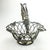 1990s Studio Silversmiths Grape Theme Silver Plate Basket For Sale - Image 5 of 9