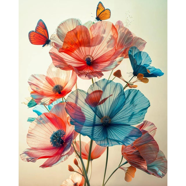 Butterfly Garden 22 Digital Photograph For Sale