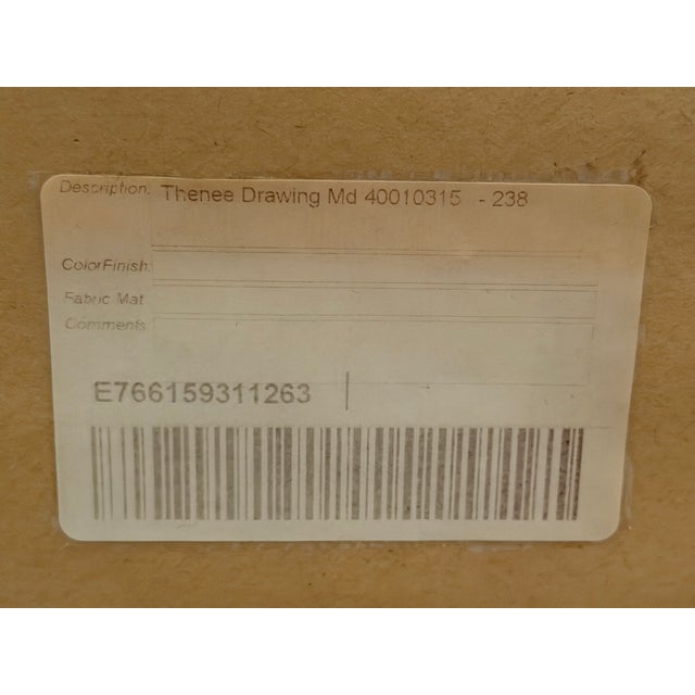 Paper Four Framed Original Vintage Shop Drawings by Jose Thenee Blacksmith Architectural For Sale - Image 7 of 9