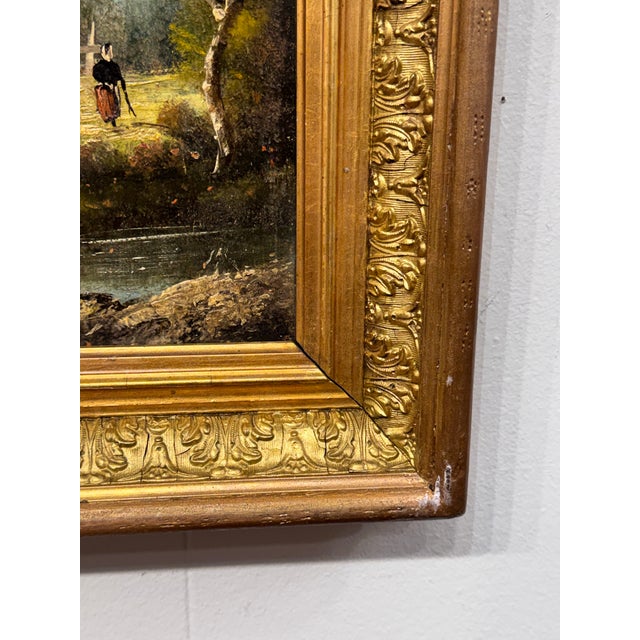 19th Century French Oil Painting For Sale - Image 4 of 9