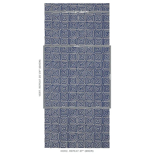 Part of the Cristina Buckley collection, Trousdale is an appealing Greek key pattern with a fabulous, painterly twist....