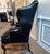 Rare No. 200 Bicentennial Limited Edition Leather Wingback Chair by Leathercraft-Hickory Nc. Excellent Condition For Sale - Image 12 of 12