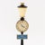 Jaeger-LeCoultre "Rue de la Paix" Black Lacquered and Brass Street Lamp Clock. 11.25" H x 3" Diameter. Provenance: From a...