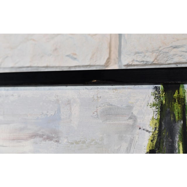 Mid Century Modernist Oil Painting Cocktail Tablescape Painting 1968 For Sale - Image 10 of 13