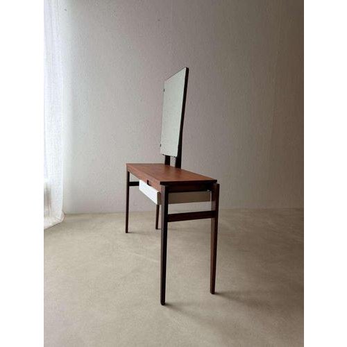 Vintage Dressing Table in Mahogany and Teak, 1960s For Sale - Image 9 of 13