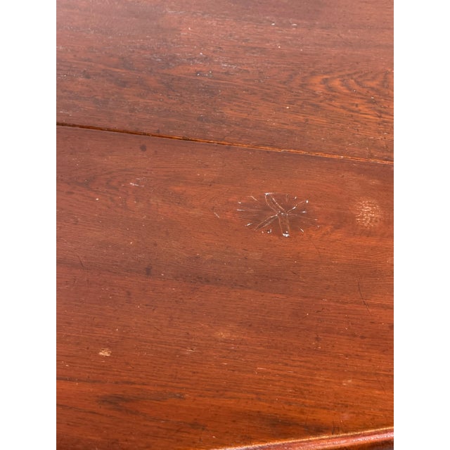 Antique Oak Gateleg Dining Table For Sale - Image 5 of 8
