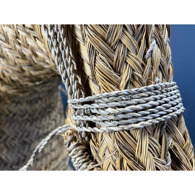 1960s Vintage Spanish Life Size Straw Pony, 1960s For Sale - Image 5 of 15