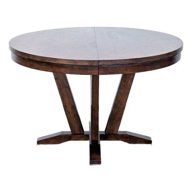 Legacy Classic Highland Round to Oval Dining Table For Sale