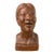 Vintage Mid-Century Modern Plaster Portrait Bust - Signed J. Stoican For Sale