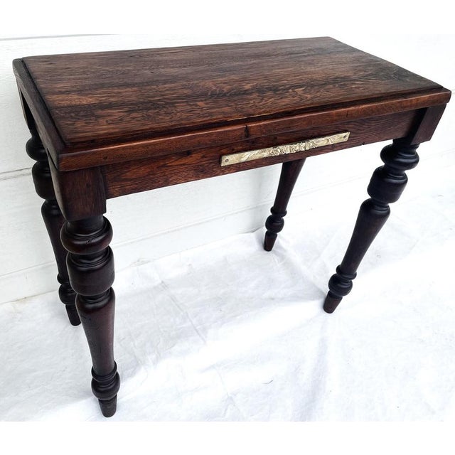 Antique Table in Oak, 1890s For Sale - Image 6 of 18