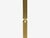 1970s Swedish Modern, Three Light Floor Lamp, Reeded Brass, Fabric, Sweden For Sale - Image 9 of 13