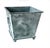 Early 21st Century Pair of Neoclassical Metal Planters, Gray Patina For Sale - Image 5 of 9