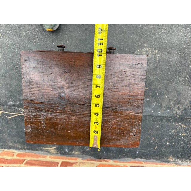 Antique Early American Premitive Style Apothecary Cabinet or Spice Drawer For Sale - Image 16 of 17