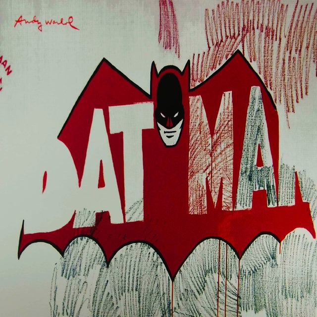 Andy Warhol "Batman" Limited Edition Lithograph by CMOA. Limited Edition Lithograph n 112 / 500 - Numbers signed in...